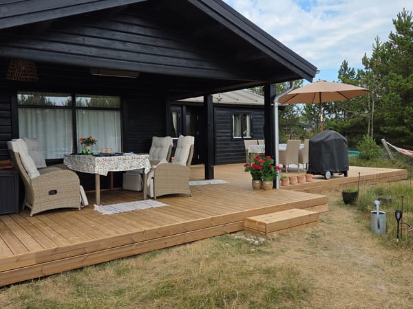 Nyt eksklusivt sommerhus i træ