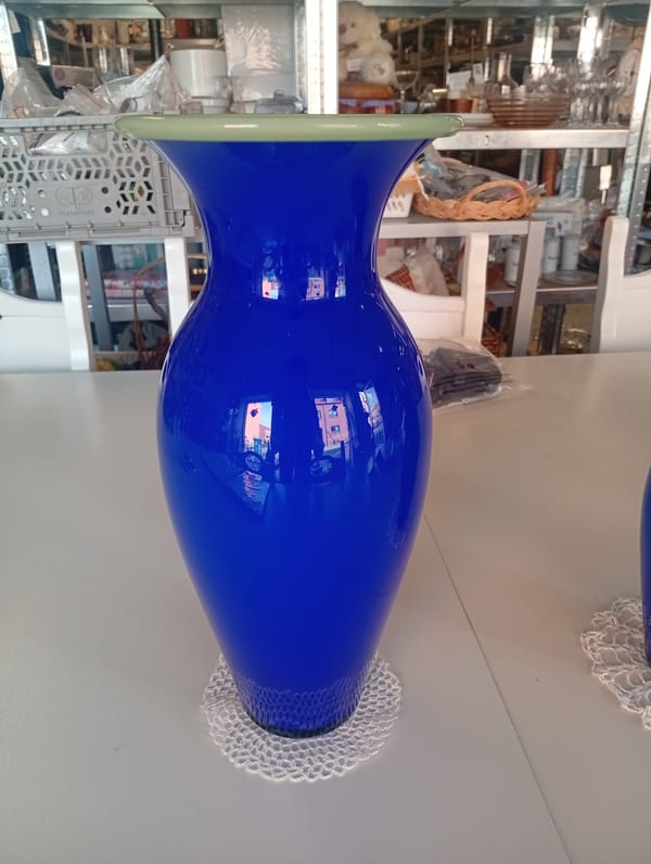 Isis Holmegaard glas vase 