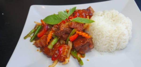 24. Phat Prik Moo Krob 🌶🌶