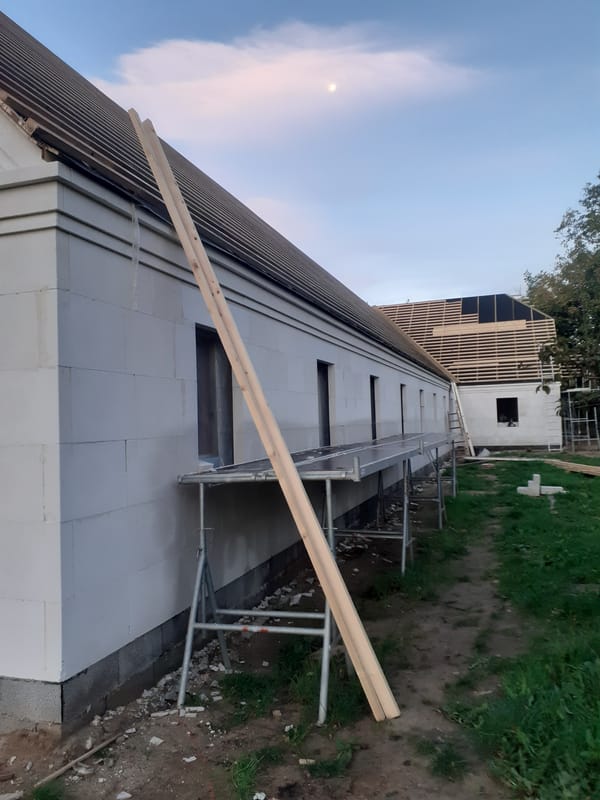 Porebeton projekt under udførelse