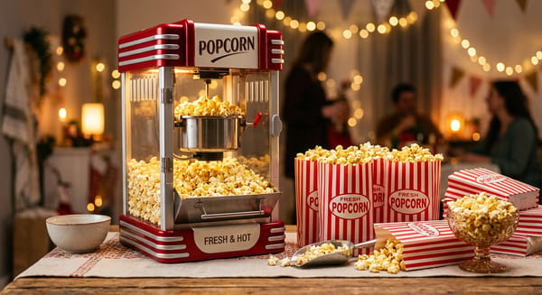 Popcornmaskine til privat leje