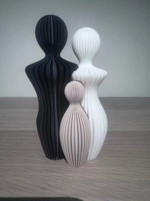 Familie Med 1 Barn 17 cm