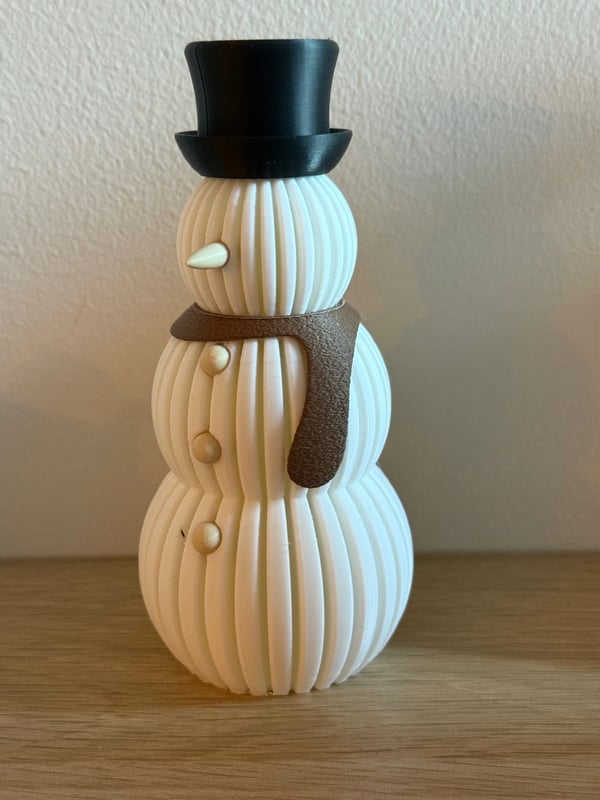 Julepynt Snemand 14 cm