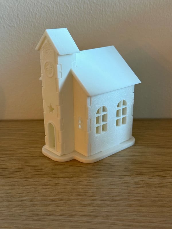 Julepynt Kirke 10 cm