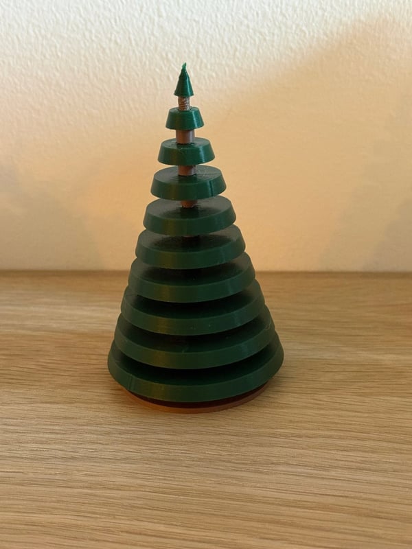 Julepynt Juletræ 11 cm