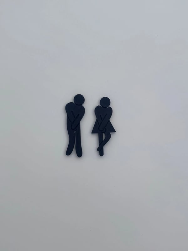 WC skilt 9 cm