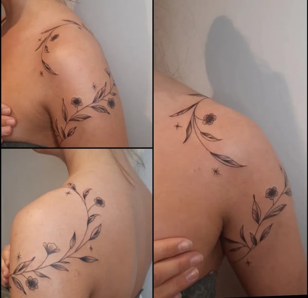 Fine Line & Minimalisme tatovering udført af Docuit ink