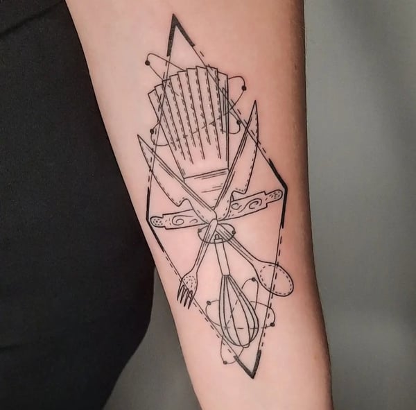 Fine Line & Minimalisme tatovering udført af Docuit ink