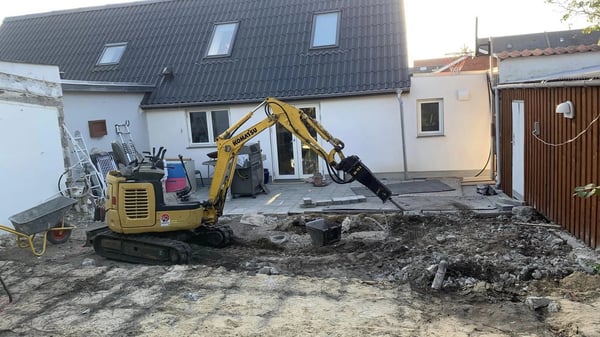 Bortkørsel og oprydning efter nedrivning