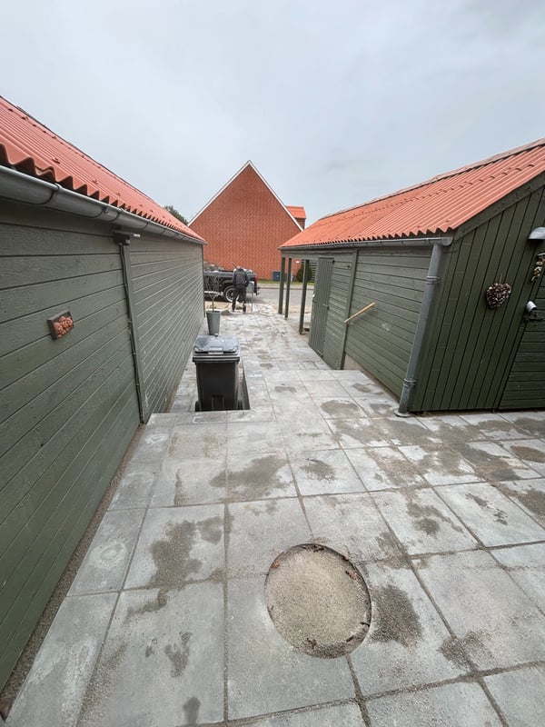 Anlæg af ny fliseterrasse