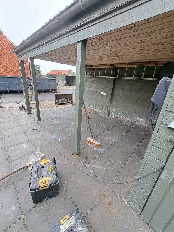 Etablering af flot udendørs terrasse