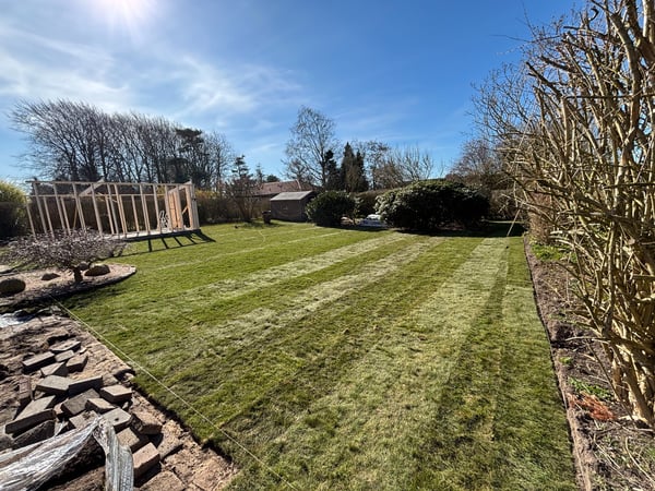 Smuk havebelægning og opholdsplads