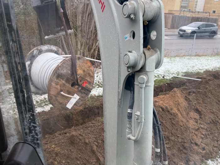 Gravearbejde med maskiner