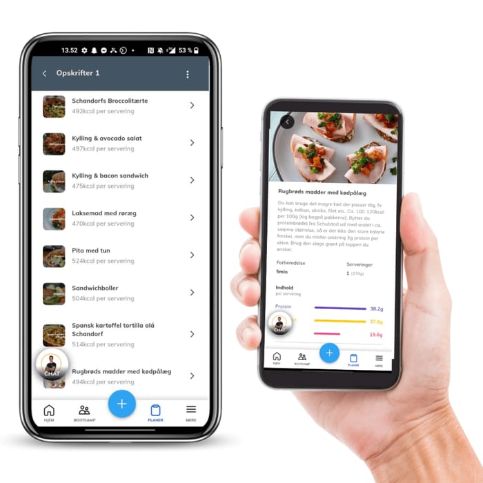 Schandorf Fitness App interface