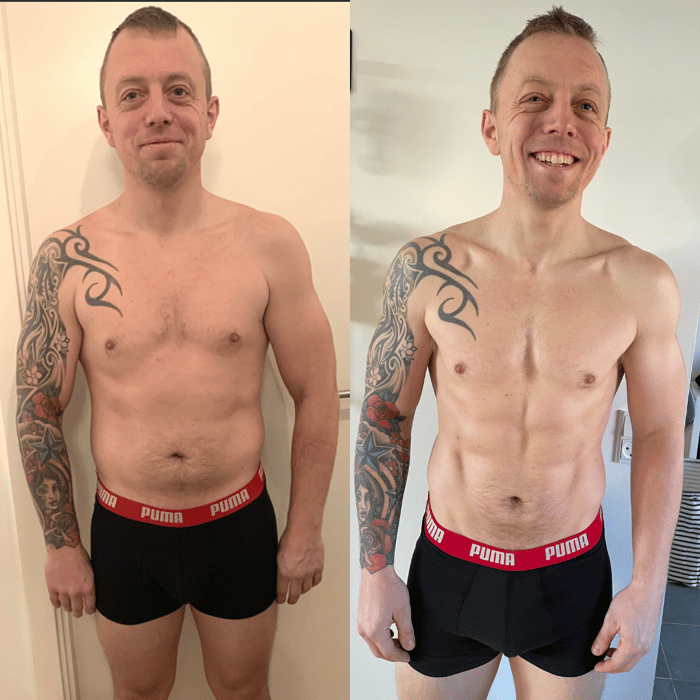 Søren Rasmussen forvandling - Schandorf Fitness