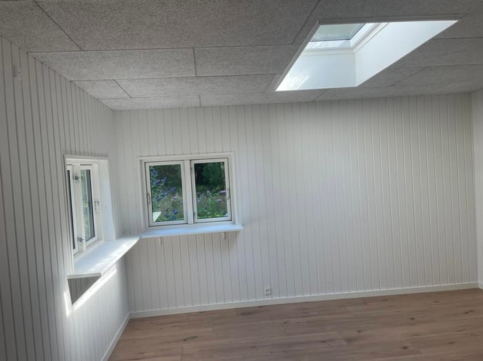 Omfattende renovering af hus udført ind- og udvendigt - Tømrermester Daniel Vandet