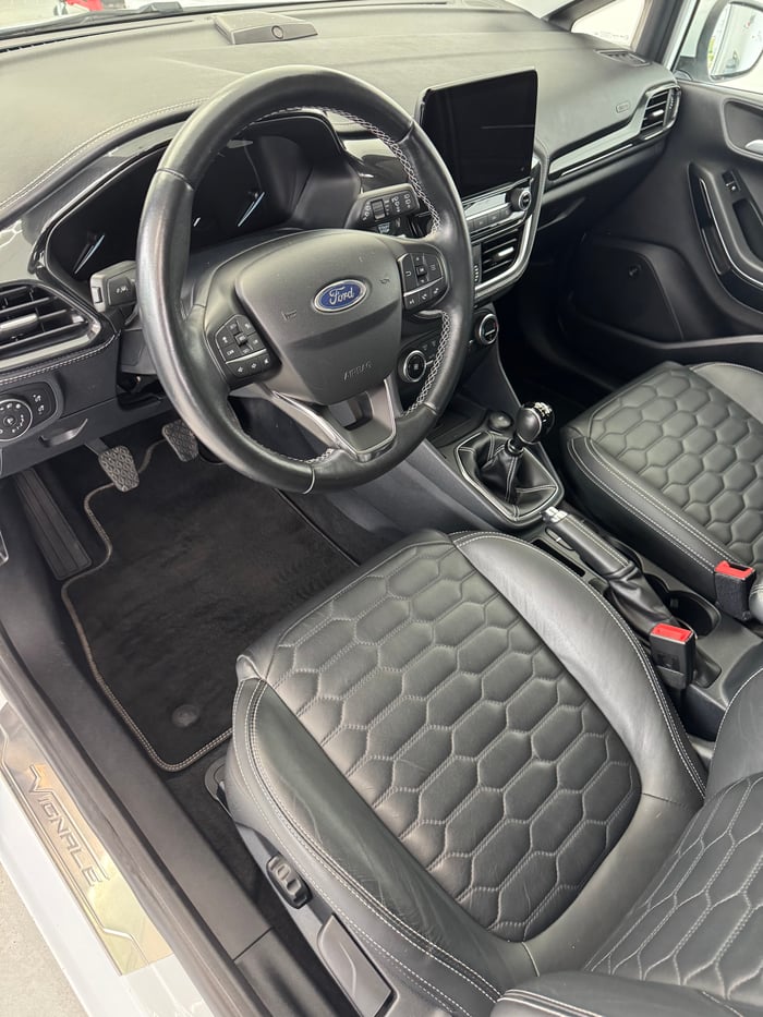 Indvendig rengøring og læderpleje - Ford Vignale