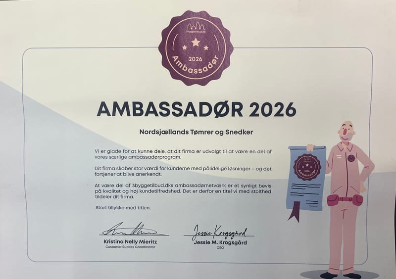 Ambassadør for 3byggetilbud 2026