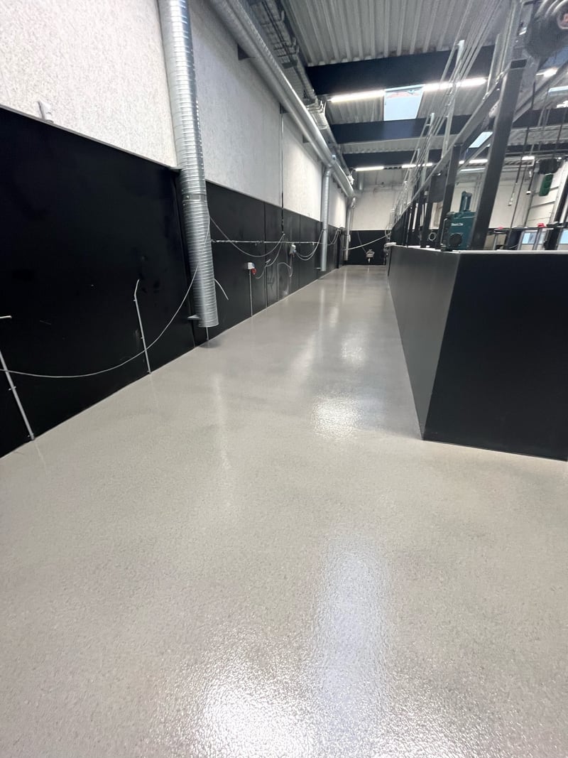 Epoxygulv installation