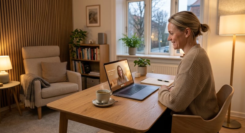 Online terapi videokonsultation i trygge rammer