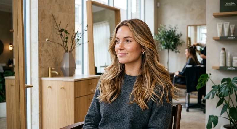 Eksklusiv balayage og dameklip hos Sannes Salon