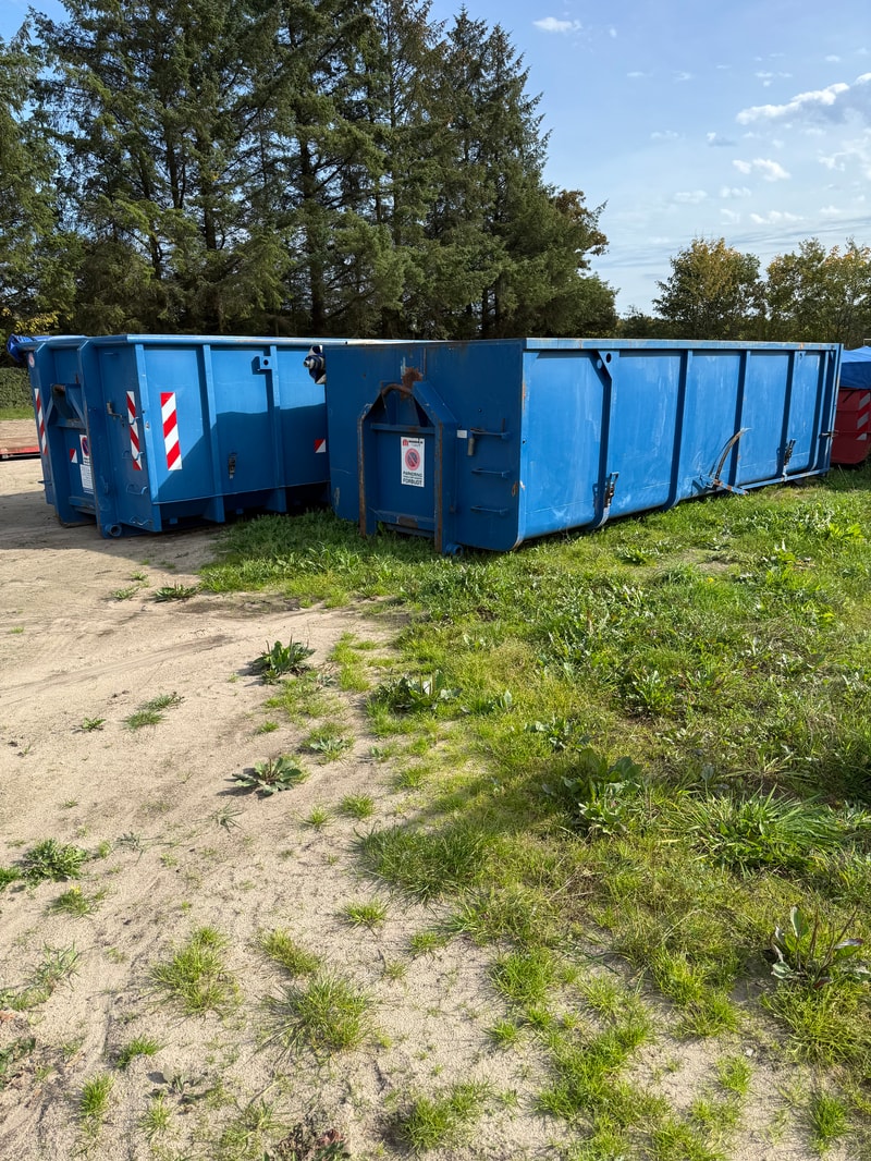 Åben container - Lej til affald & byggeri