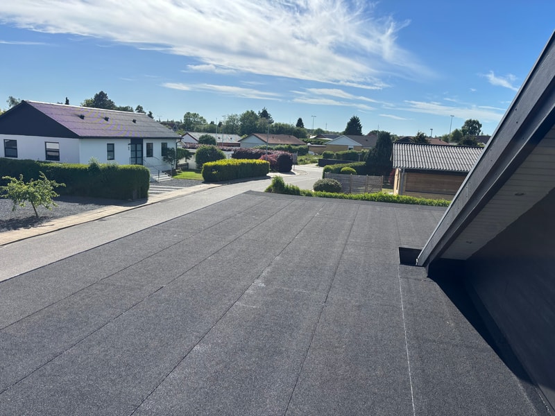 Paptag på Carport