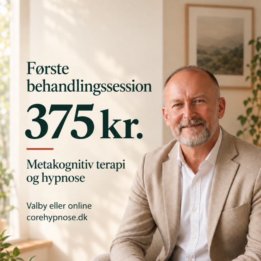 Core Hypnose Første Behandling 375,-