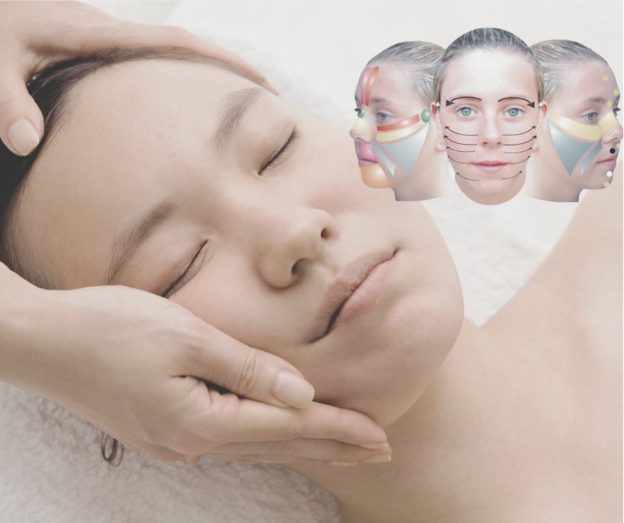 Ansigtsmassage og dybe massagestrøg