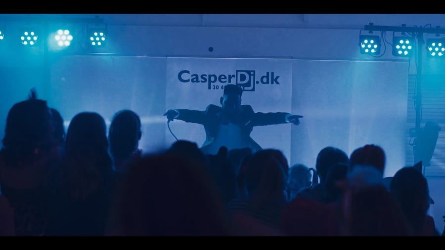 Casper DJ setup til fest